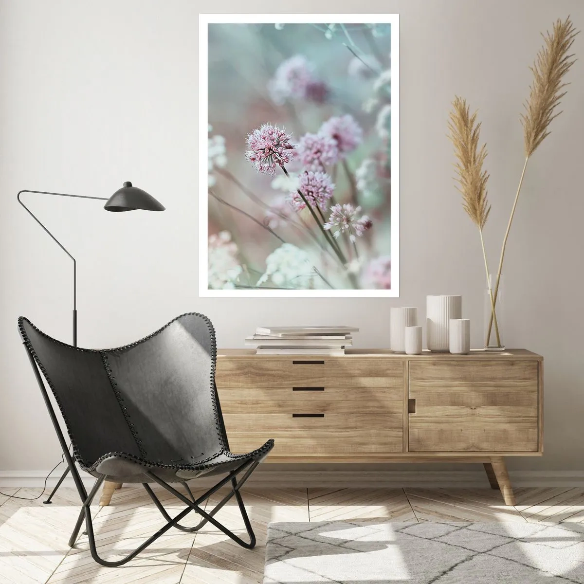 Póster - Dulces filigranas de hierbas - 61x91 cm