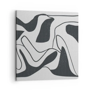 Cuadro sobre lienzo - Impresión de Imagen - Juego abstracto en un laberinto - 60x60 cm