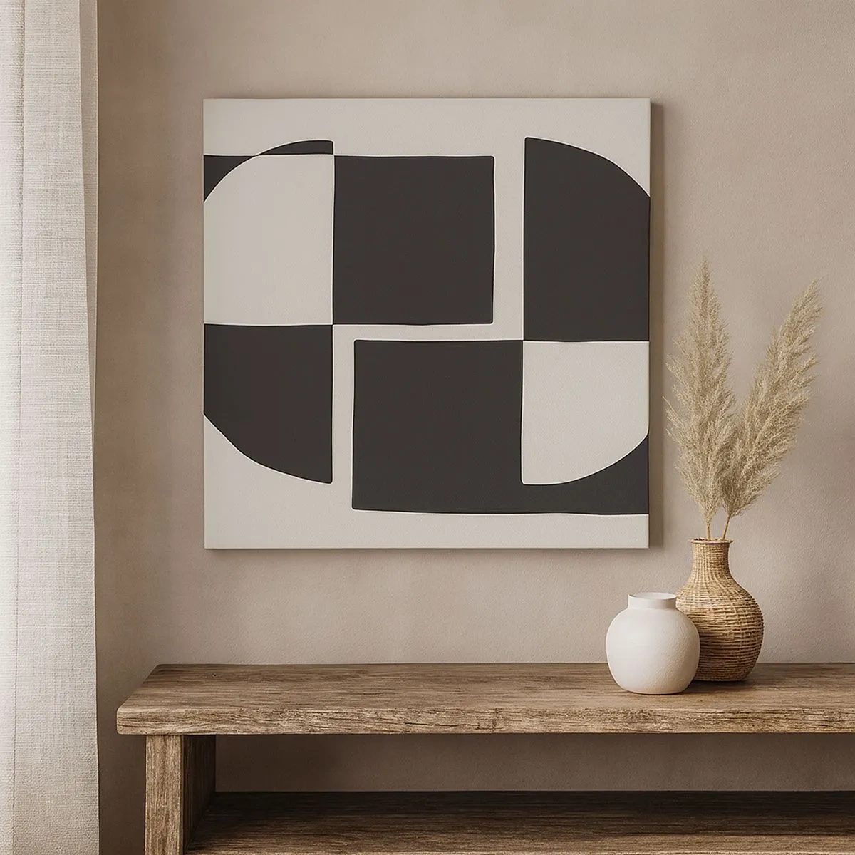 Cuadro sobre lienzo - Impresión de Imagen - Antítesis - síntesis - 30x30 cm