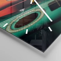 Esfera sin numeración, con rayas