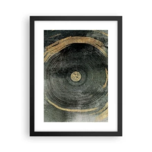 Póster en marco negro - Cambio y perpetuidad - 30x40 cm