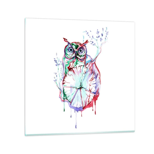 Cuadro sobre vidrio - Impresiones sobre Vidrio - Sabio por naturaleza - 70x70 cm