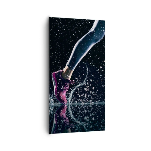 Cuadro sobre lienzo - Impresión de Imagen - Fuerza de impulso - 65x120 cm