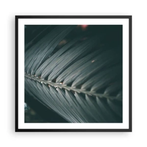 Póster en marco negro - La precisión de la naturaleza - 60x60 cm