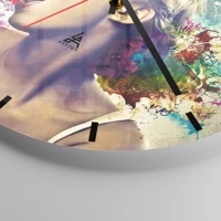 Esfera sin numeración, con rayas