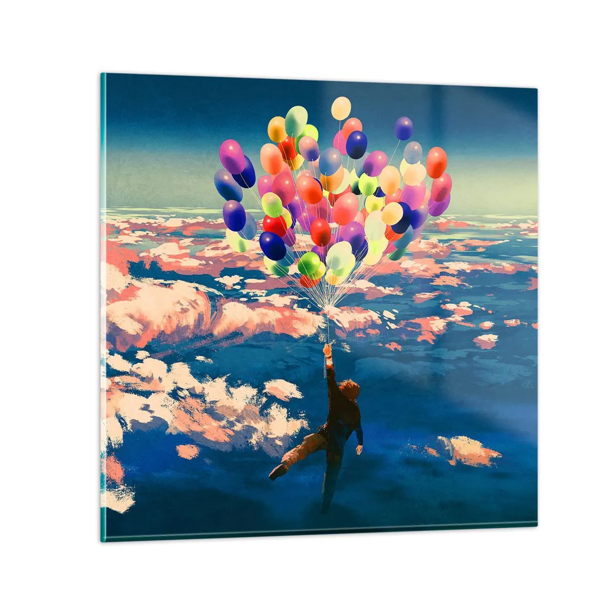 Cuadro sobre vidrio - Impresiones sobre Vidrio - Un sueño de infancia hecho realidad - 50x50 cm