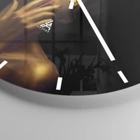 Esfera sin numeración, con rayas