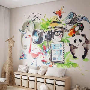 Fotomural personalizado Premium Sand - En la objetivo de un viajero - Abstracción, animales, Fotógrafo