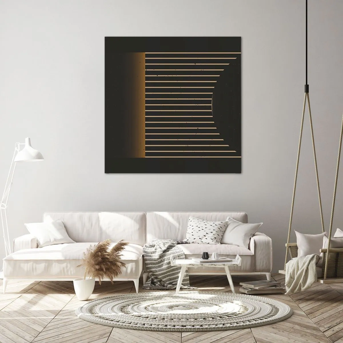 Cuadro sobre lienzo - Impresión de Imagen - Explorar la oscuridad - 40x40 cm