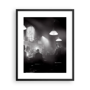 Póster en marco negro - En clave de jazz - 40x50 cm