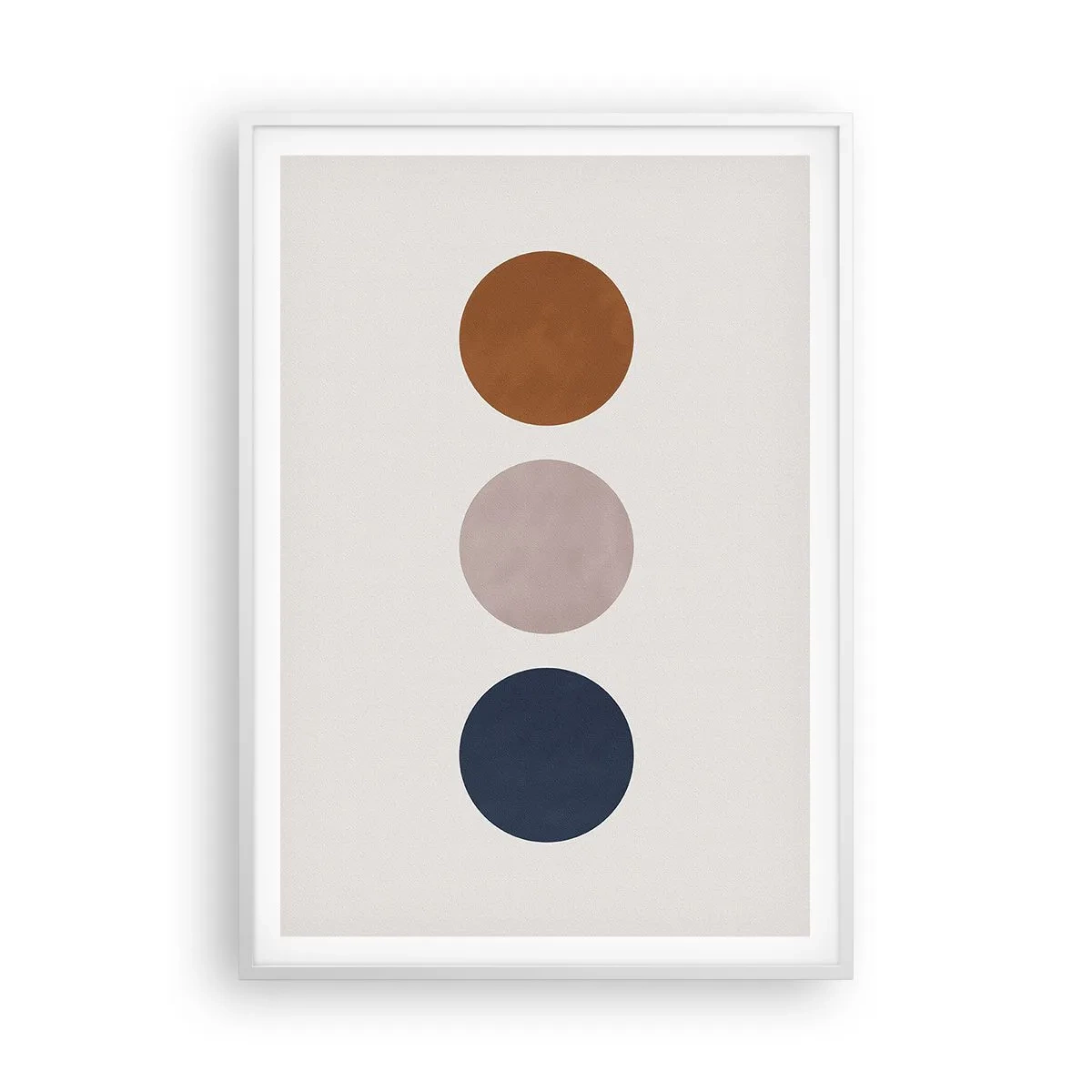 Póster en marco blanco - Símbolo de perfección - 70x100 cm