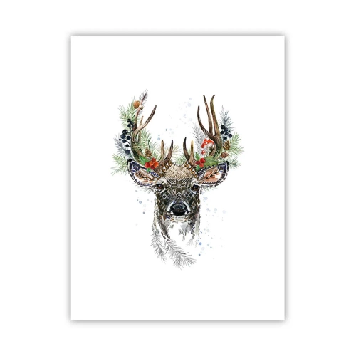 Póster - Con vestimenta festiva - 30x40 cm