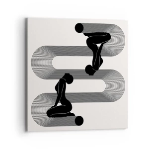 Cuadro sobre lienzo - Impresión de Imagen - Simetría sensual - 70x70 cm