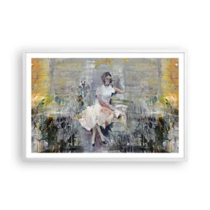 Póster en marco blanco - Clásica y moderna - 91x61 cm