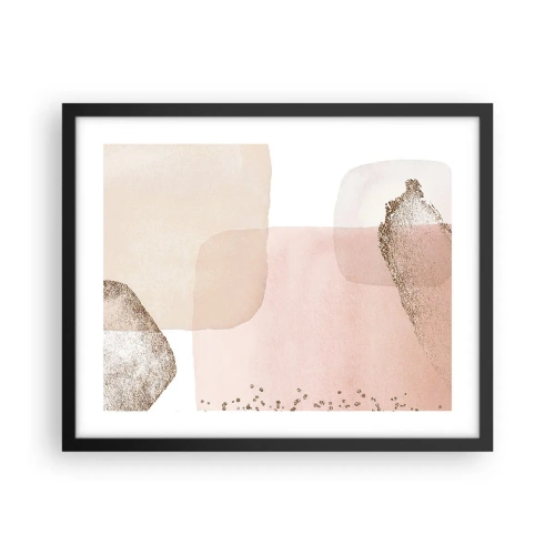 Póster en marco negro - Una mirada a través del color - 50x40 cm