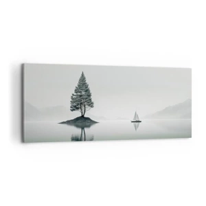 Cuadro sobre lienzo - Impresión de Imagen - Un sueño hecho realidad - 100x40 cm