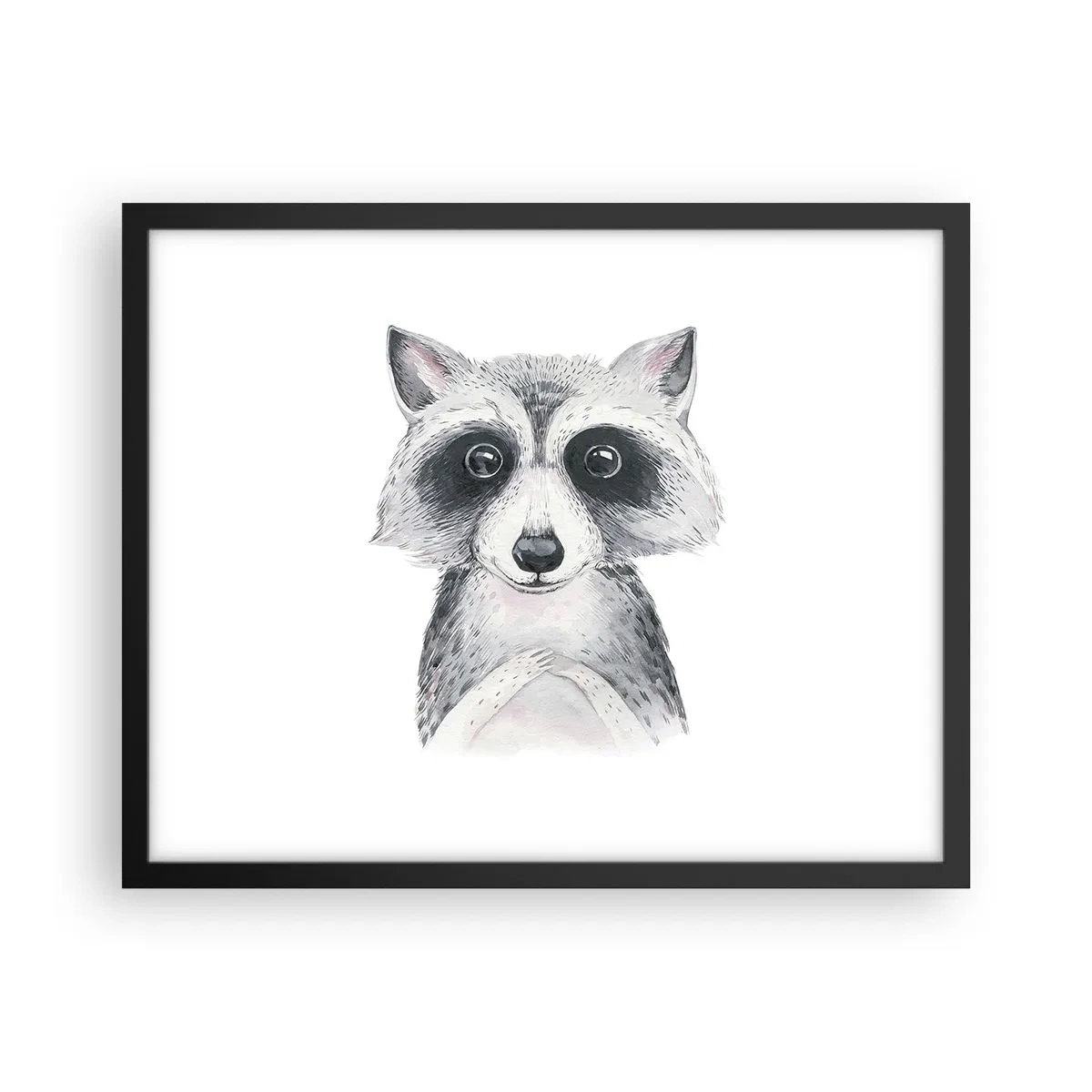 Póster en marco negro - Un momento para la emoción - 50x40 cm