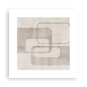 Póster - Fuga geométrica - 30x30 cm