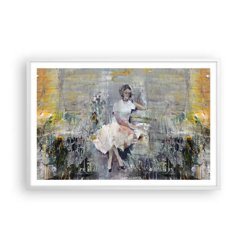 Póster en marco blanco - Clásica y moderna - 91x61 cm