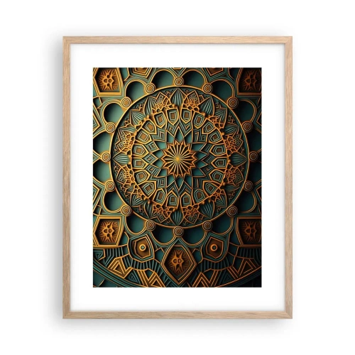 Póster en marco roble claro - En un clima árabe - 40x50 cm