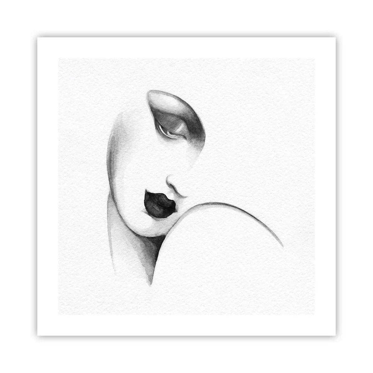 Póster - Pensativa - 50x50 cm