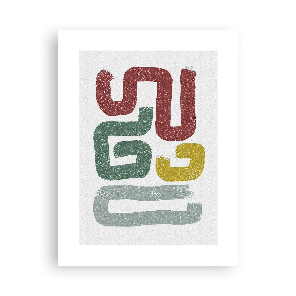 Póster - En un idioma desconocido - 30x40 cm