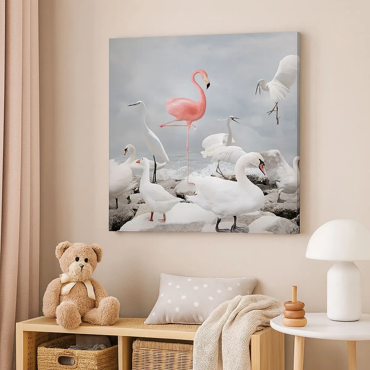 Cuadro sobre lienzo - Impresión de Imagen - ¿De dónde vengo? - 30x30 cm