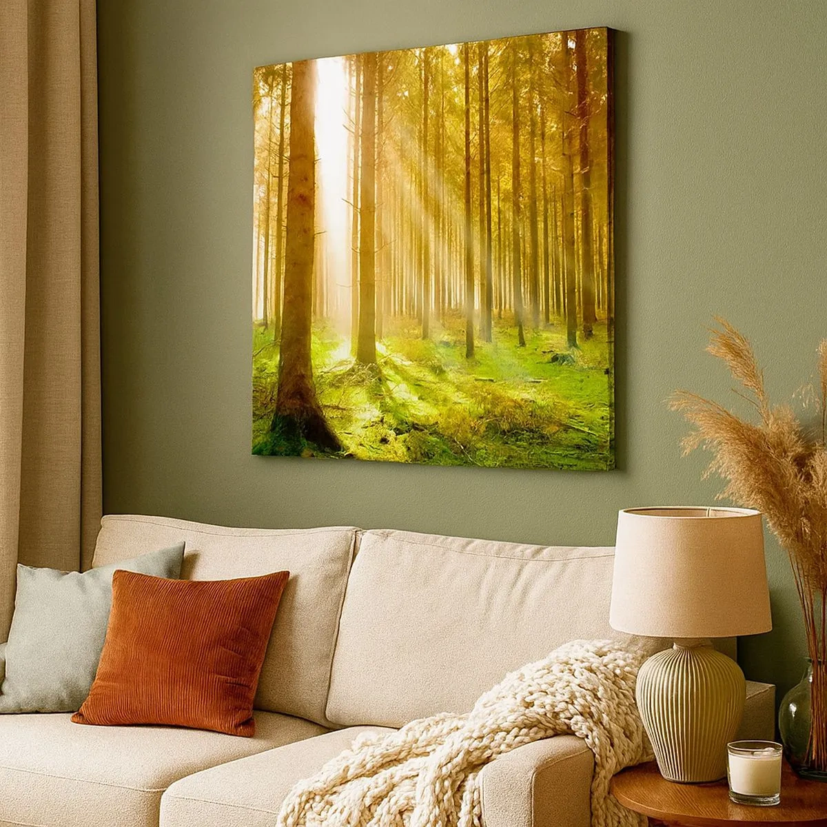 Cuadro sobre lienzo - Impresión de Imagen - Los elfos se aproximan - 30x30 cm