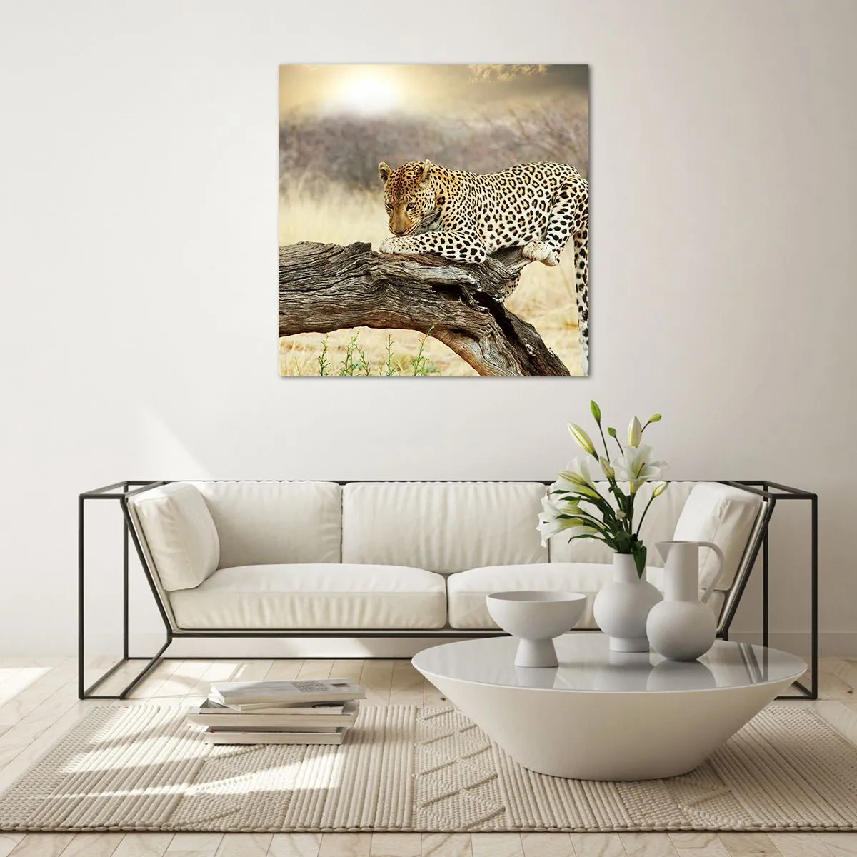 Cuadro sobre vidrio - Impresiones sobre Vidrio - Voy por mi cuenta - 70x70 cm