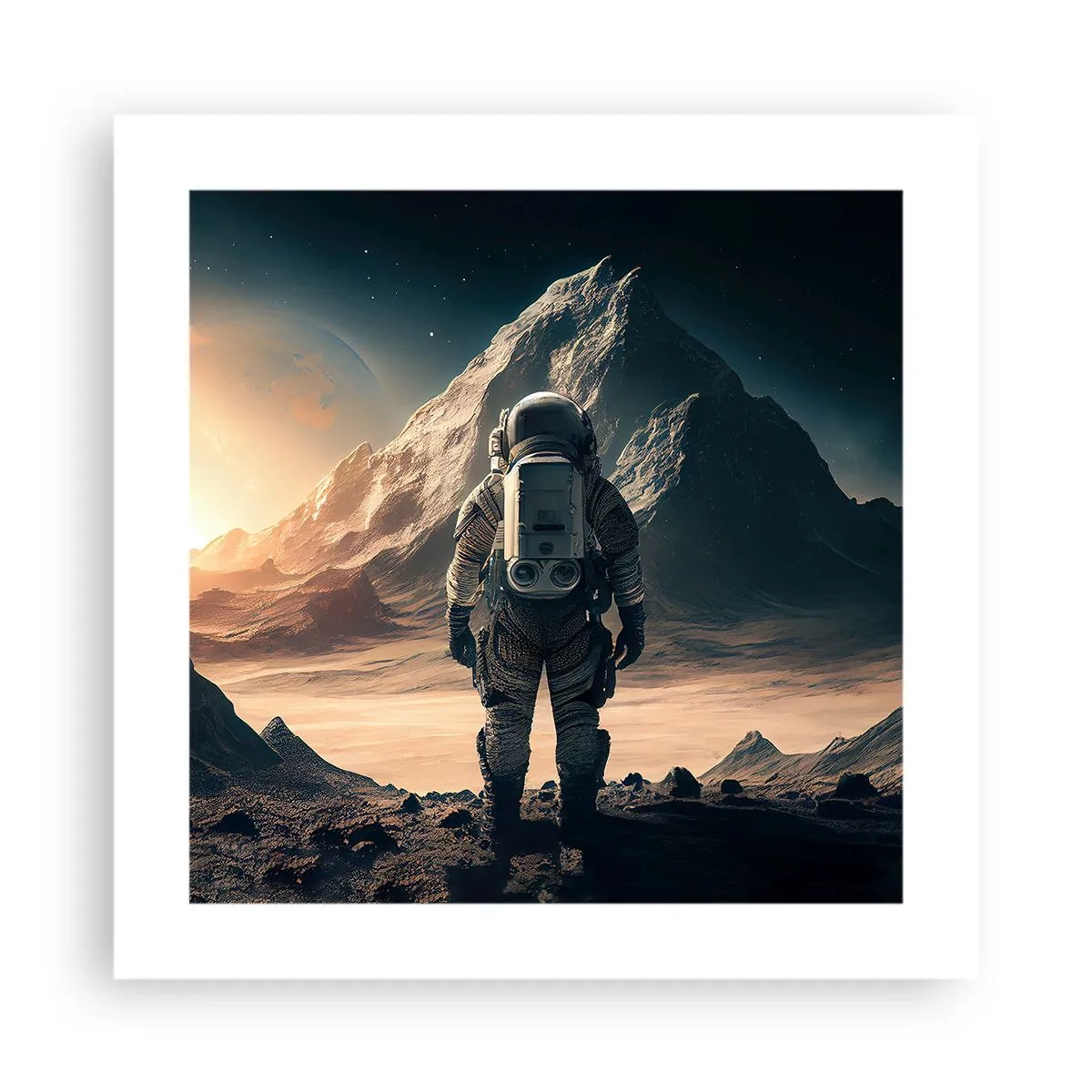 Póster - Un nuevo reto - 40x40 cm