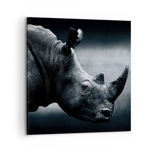 Cuadro sobre lienzo - Impresión de Imagen - Perfil derecho - 60x60 cm