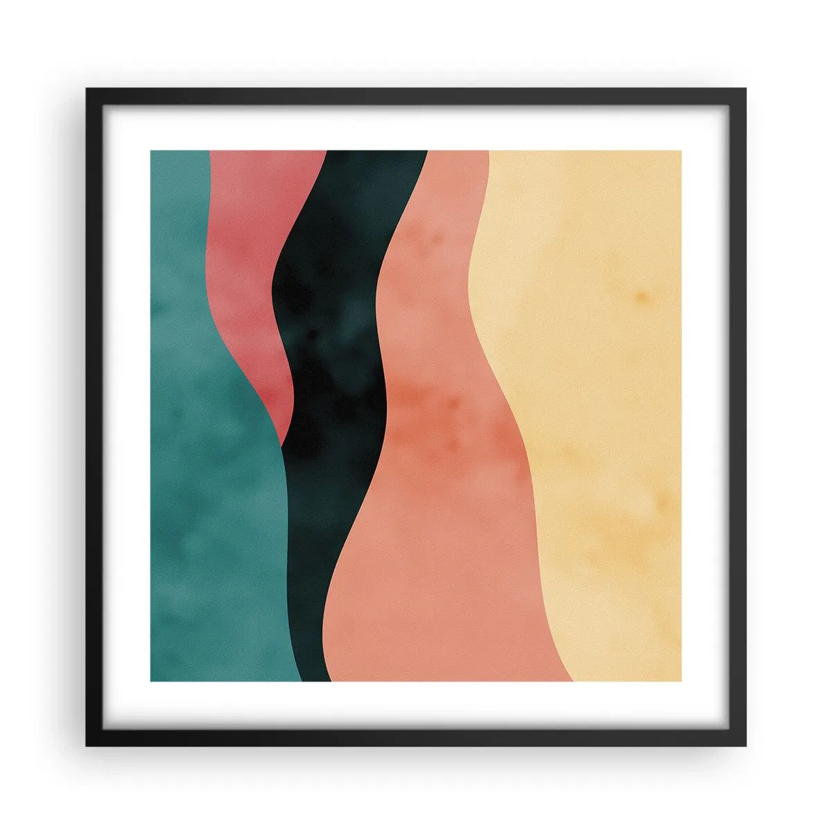 Póster en marco negro - Discordia compatible - 50x50 cm