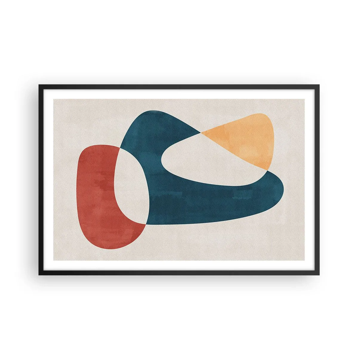 Póster en marco negro - Influencias y metamorfosis - 91x61 cm