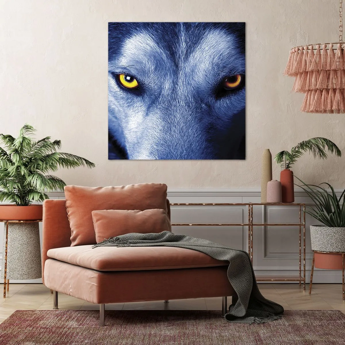 Cuadro sobre lienzo - Impresión de Imagen - La mirada hipnótica - 40x40 cm