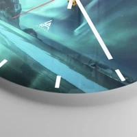 Esfera sin numeración, con rayas