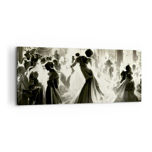 Cuadro sobre lienzo - Impresión de Imagen - Gran mascarada - 100x40 cm