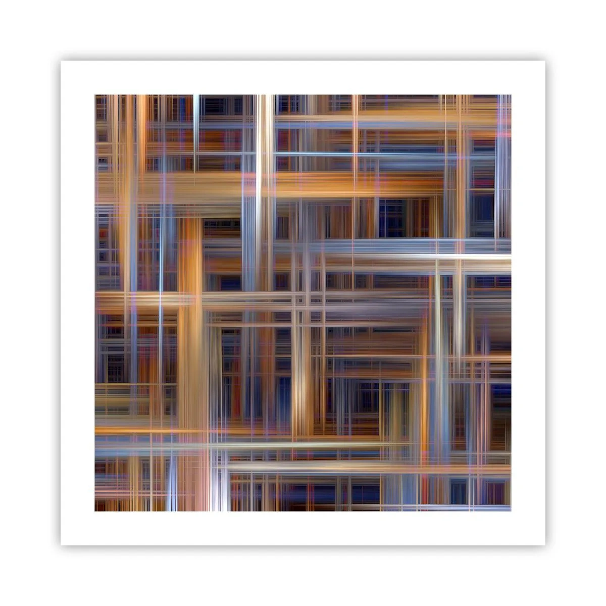 Póster - Tejido de luz - 50x50 cm