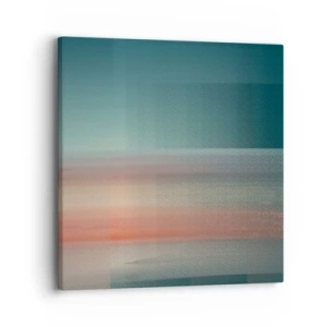 Cuadro sobre lienzo - Impresión de Imagen - Abstracción: ondas de luz - 30x30 cm