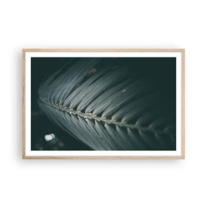 Póster en marco roble claro - La precisión de la naturaleza - 91x61 cm