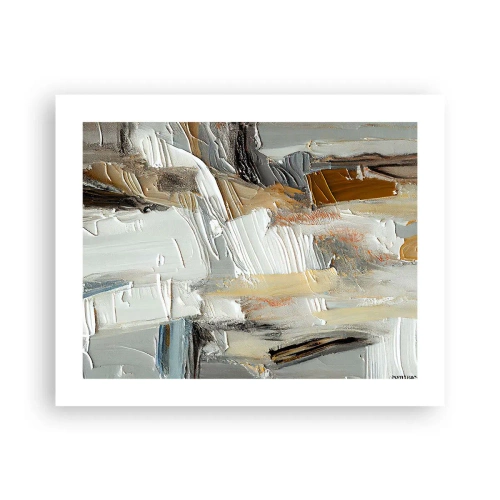 Póster - Estratificación de colores - 50x40 cm