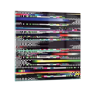 Cuadro sobre vidrio - Impresiones sobre Vidrio - Una imagen de otra realidad - 30x30 cm