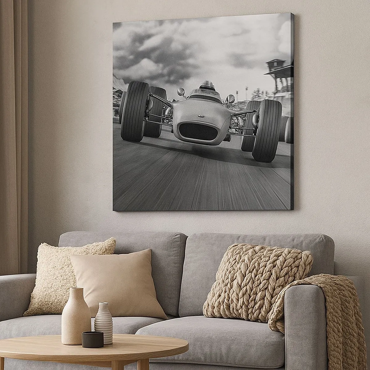 Cuadro sobre lienzo - Impresión de Imagen - ¡Hay poder! - 30x30 cm