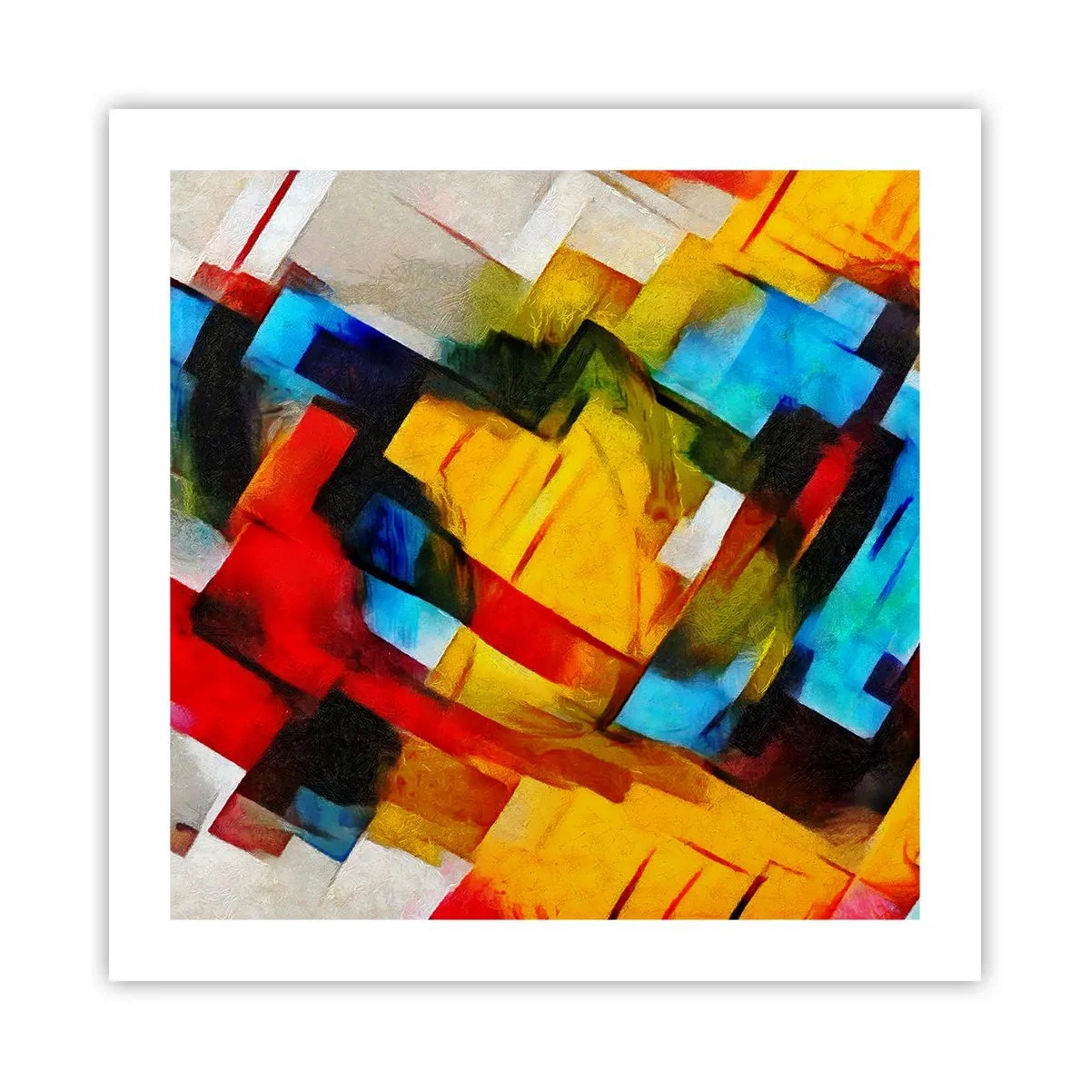Póster - Un popurrí multicolor - 50x50 cm
