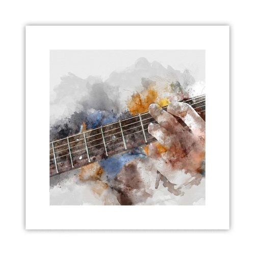 Póster - Poesía entre las cuerdas - 30x30 cm