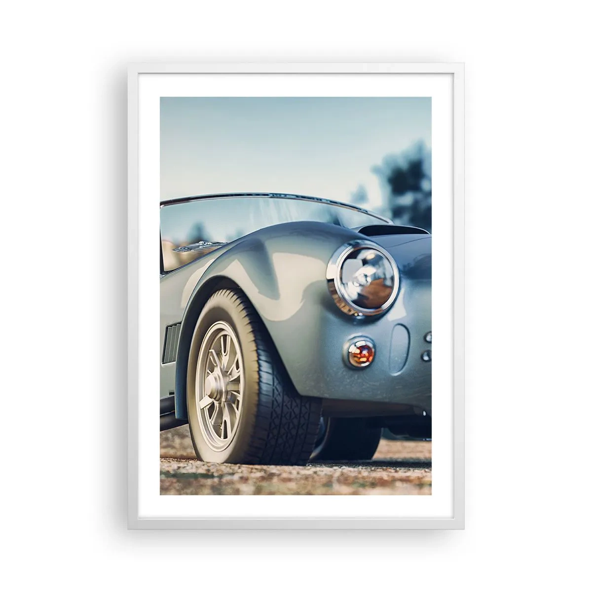 Póster en marco blanco - Porque el estilo importa - 50x70 cm