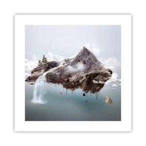 Póster - Isla surrealista - 40x40 cm