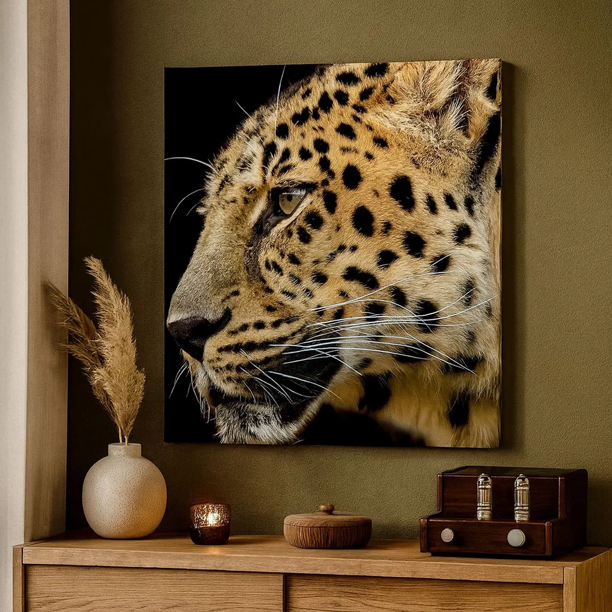 Cuadro sobre lienzo - Impresión de Imagen - Tranquilo, concentrado, preparado - 30x30 cm