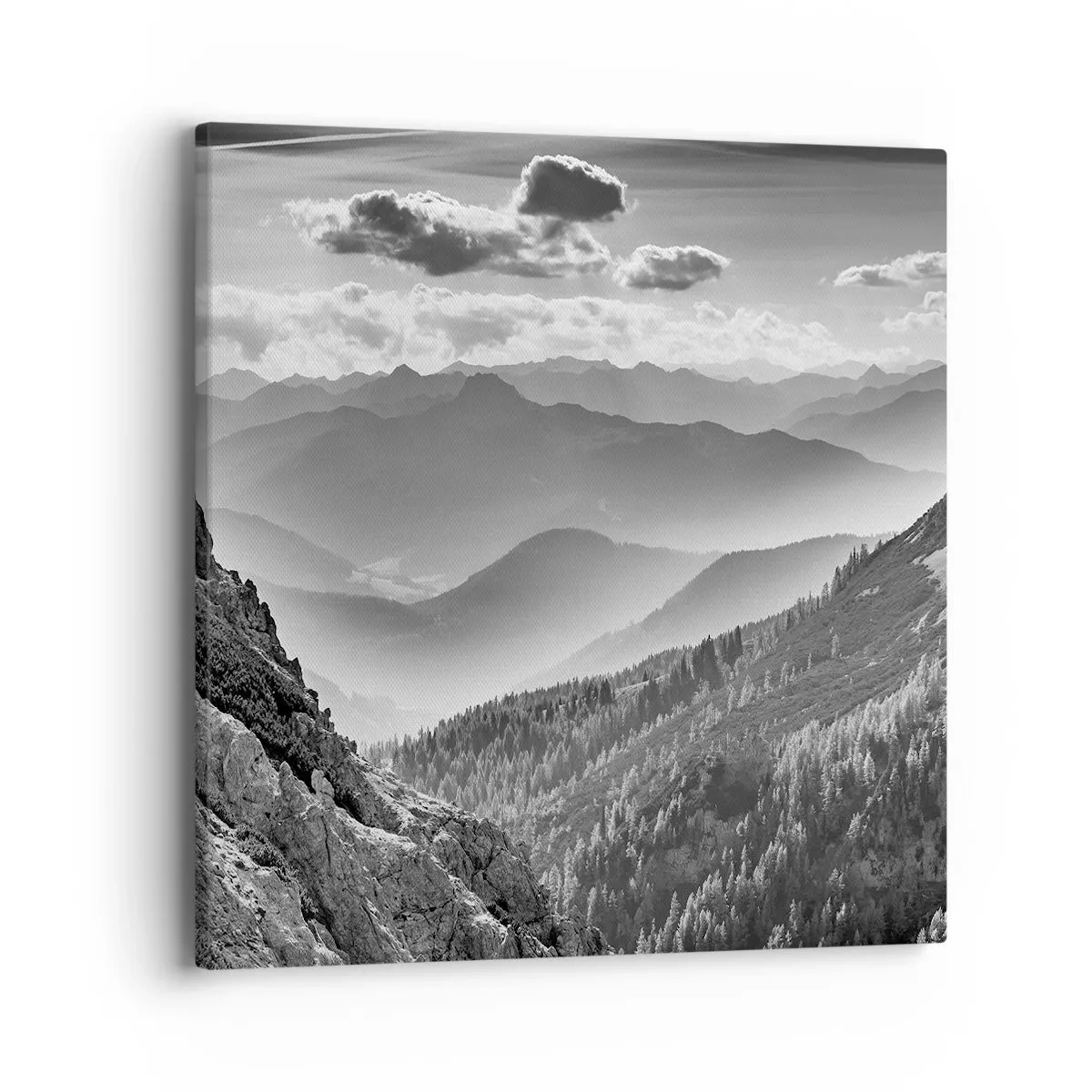 Cuadro sobre lienzo - Impresión de Imagen - Hasta el horizonte - 40x40 cm