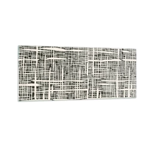 Cuadro sobre vidrio - Impresiones sobre Vidrio - Composición del tejido - 100x40 cm