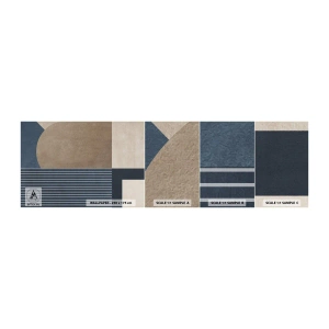 Muestra De Fotomural Standard Eco - Composición de sencillez y redondez - Minimalismo, Abstracción, Pedazo - 100x30 cm